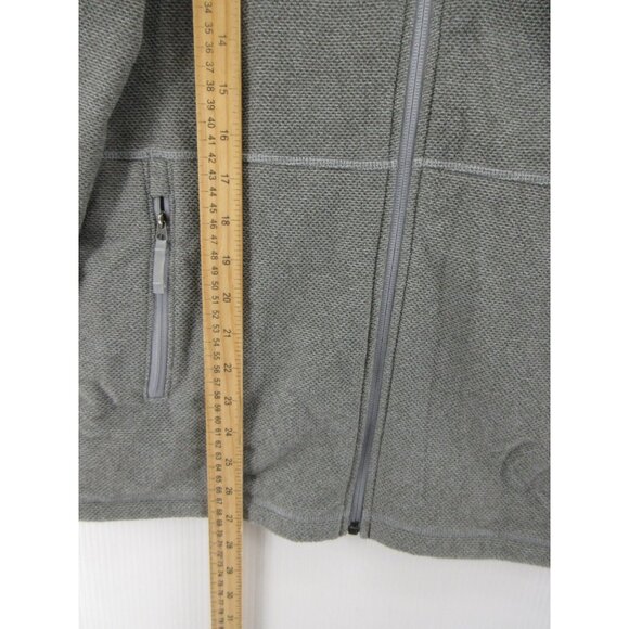 The North Face Jacket Small Cap Rock Fleece Textured Full Zip Coat - Picture 5 of 11